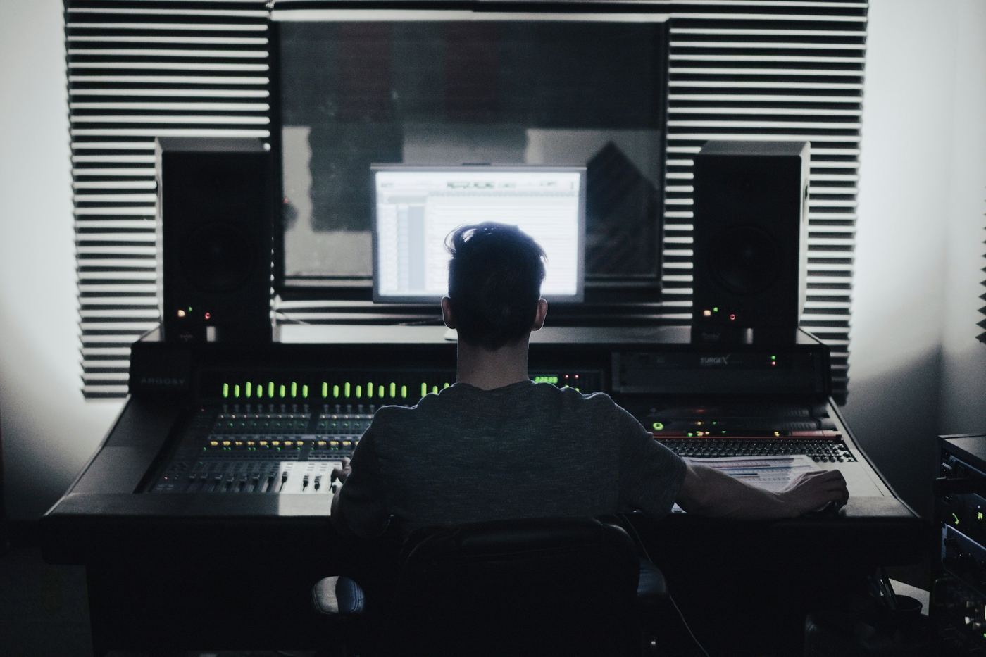 man on a laptop computer - Video Production Cost 