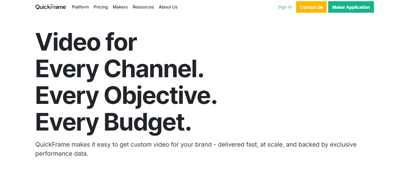 quick frames - Top Explainer Video Companies