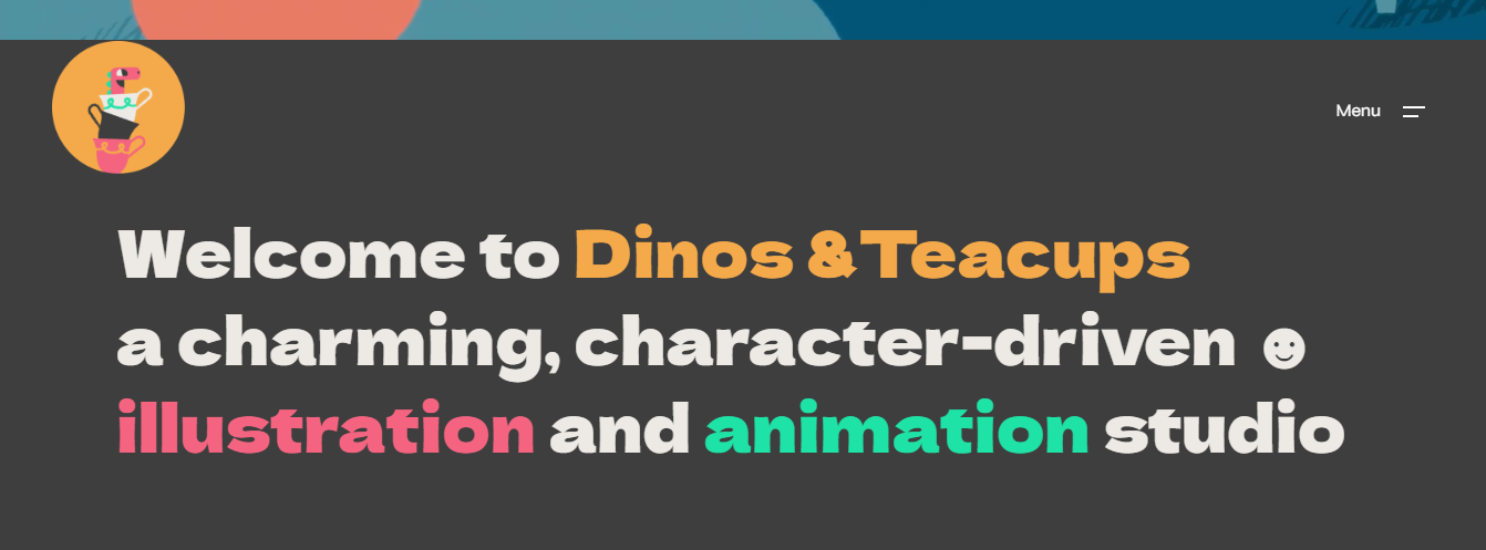 dino and tea cups - Top Explainer Video Companies