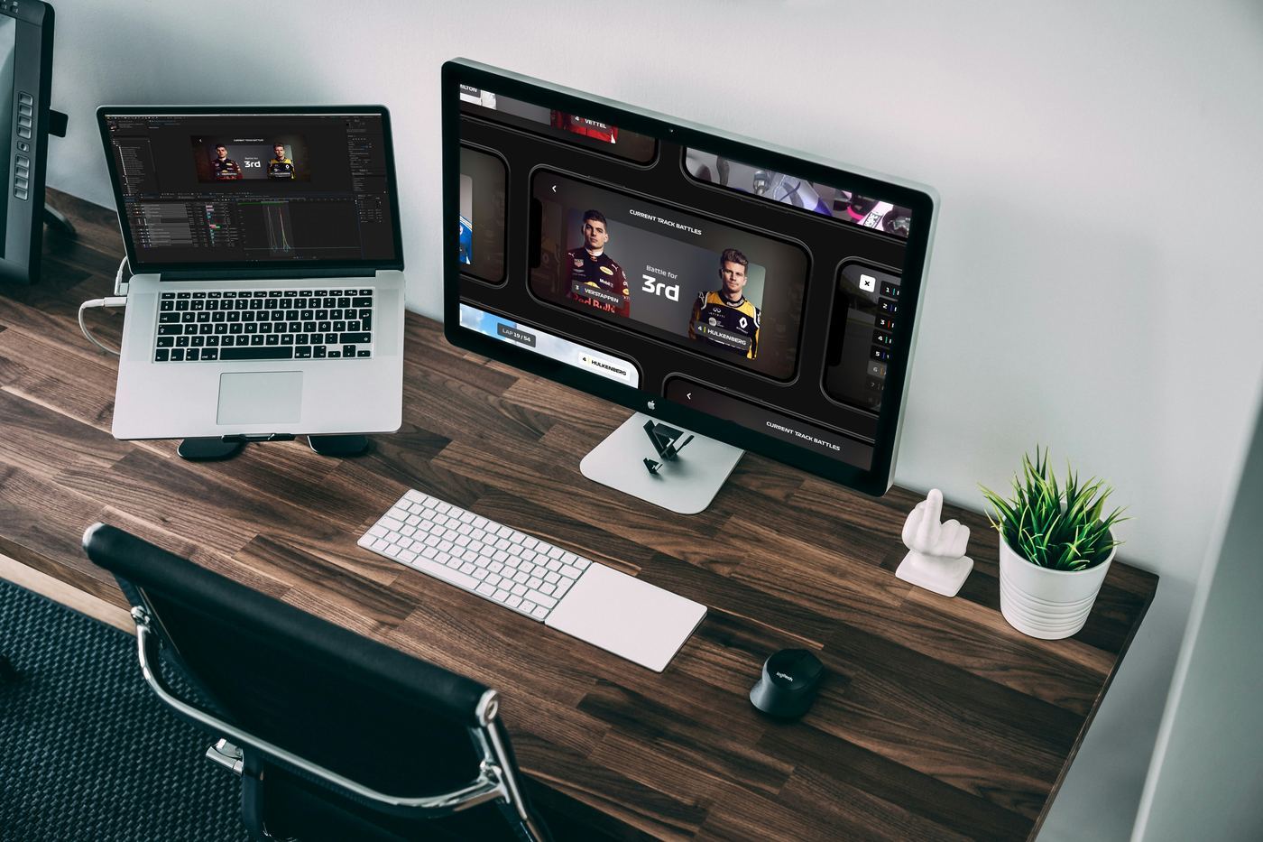 desktop on a table - Video Animation Services