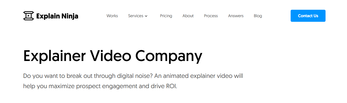 explain ninja- Video Animation Services