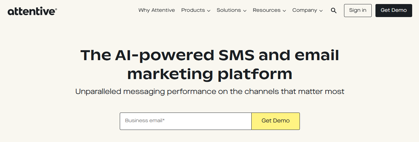 attentive -  App Demo Video