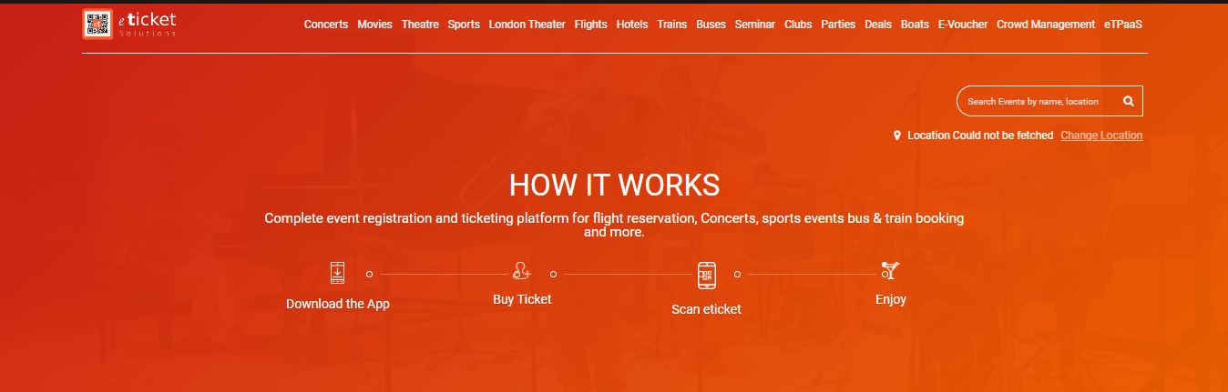 eticketing solution -  App Demo Video