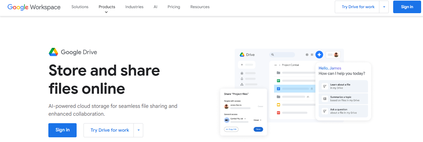 google drive - Animated Product Videos