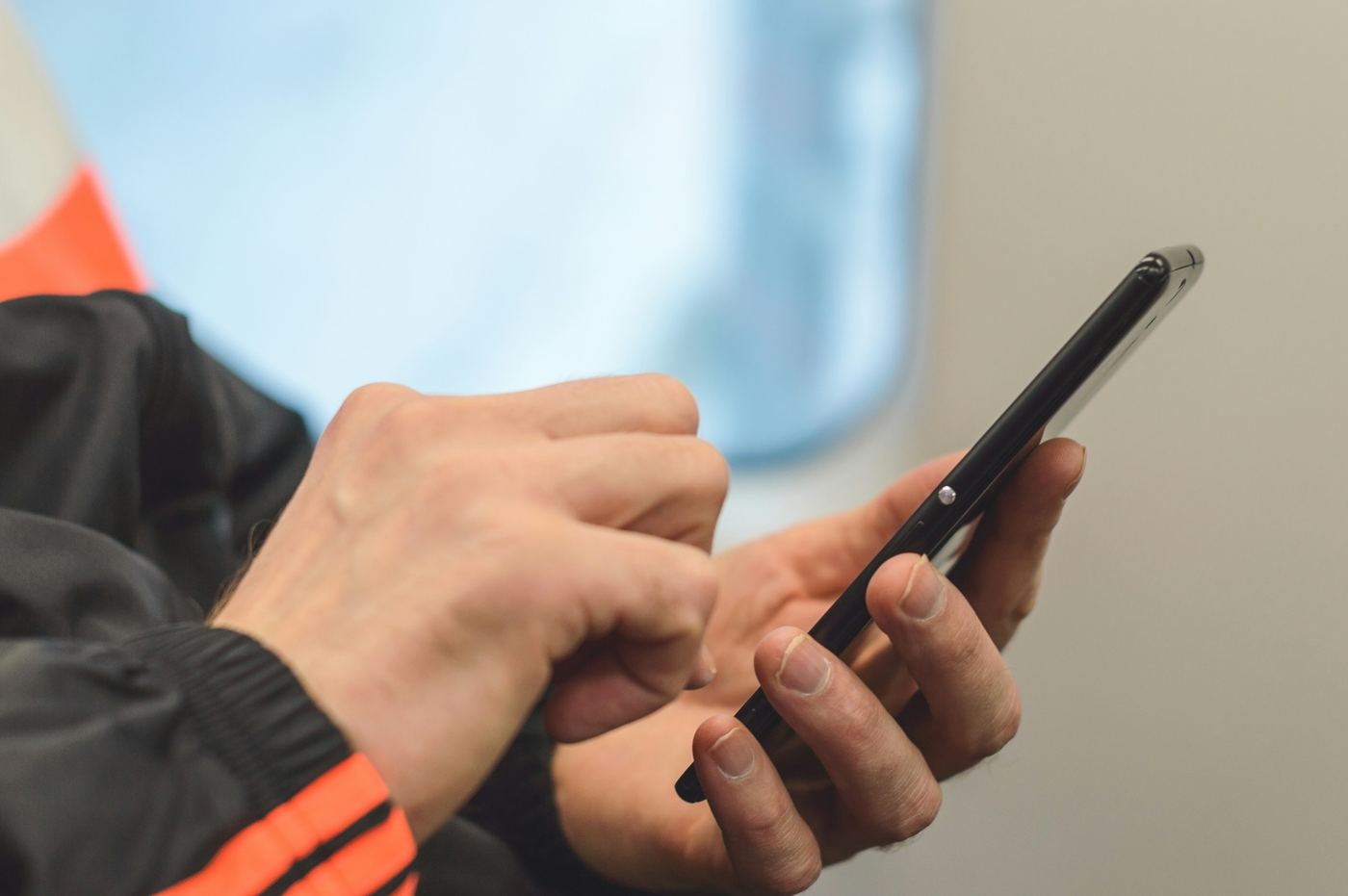Person Using Phone - App Walkthrough Examples