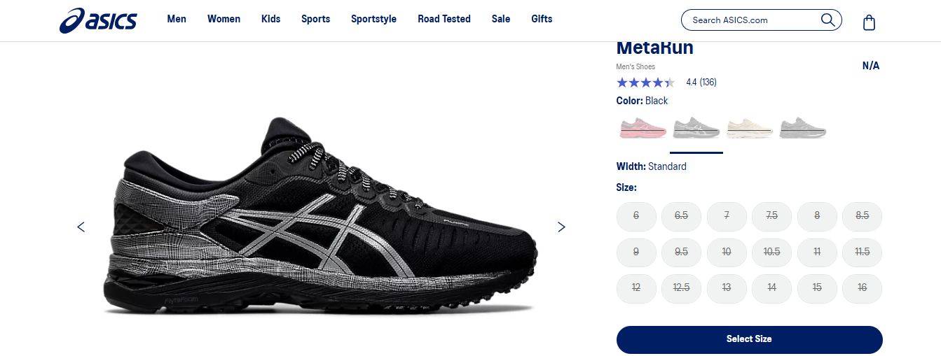 asics meta run - 3d Explainer Videos