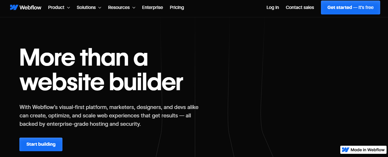 webflow - 3d Explainer Videos