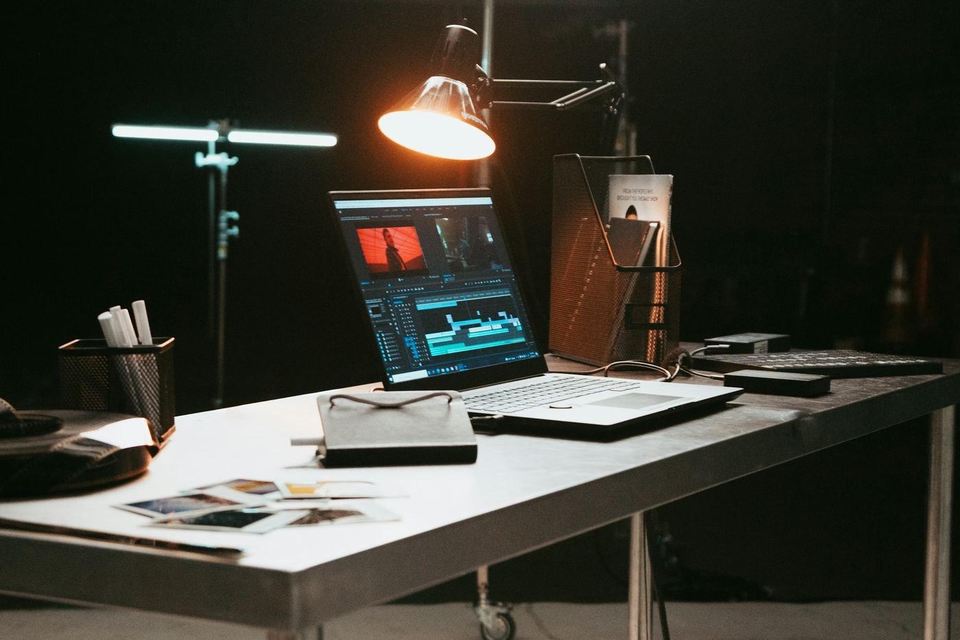 laptop in a studio - Corporate Videography