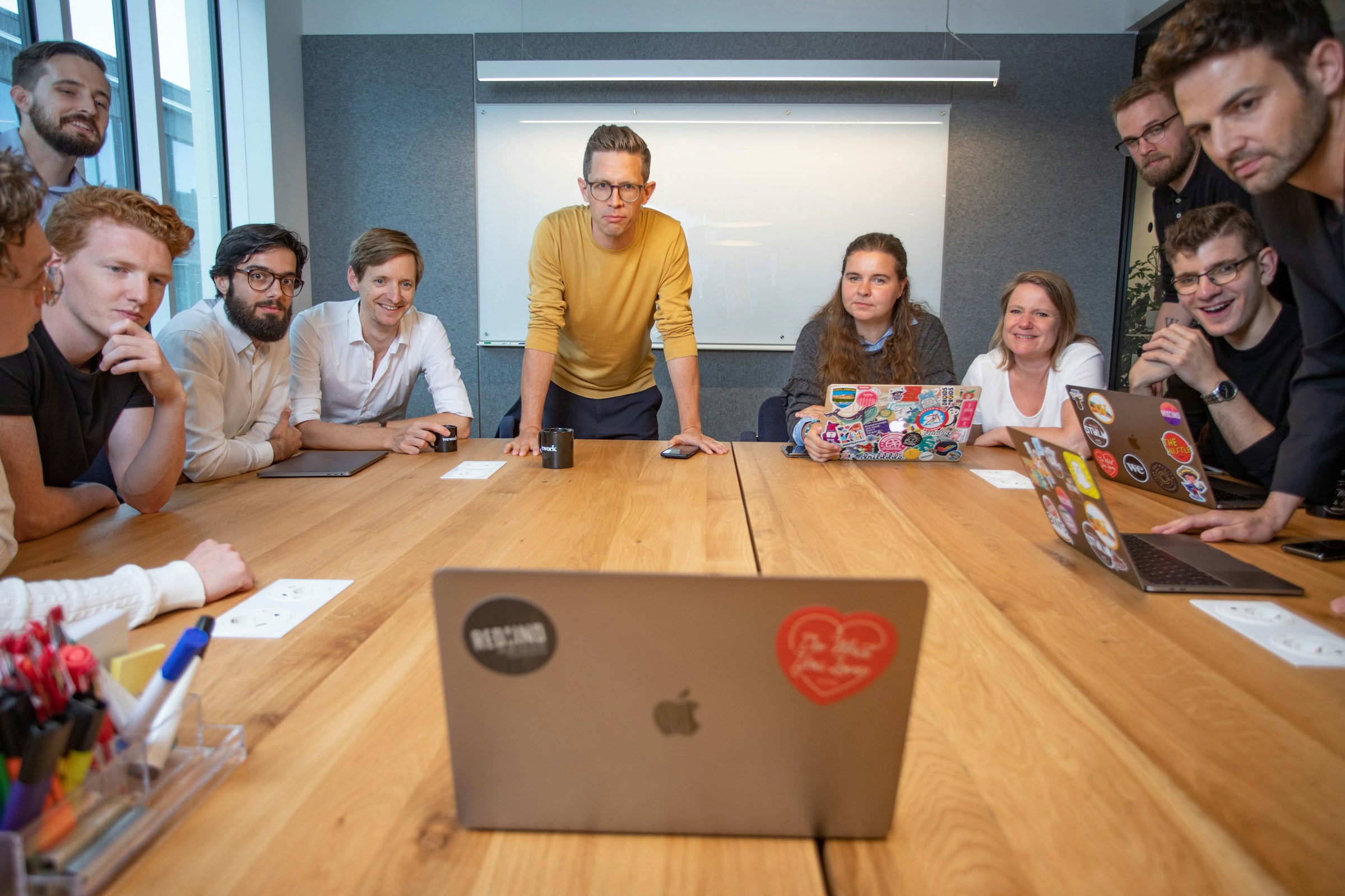 employees in a meeting - Corporate Event Video Production