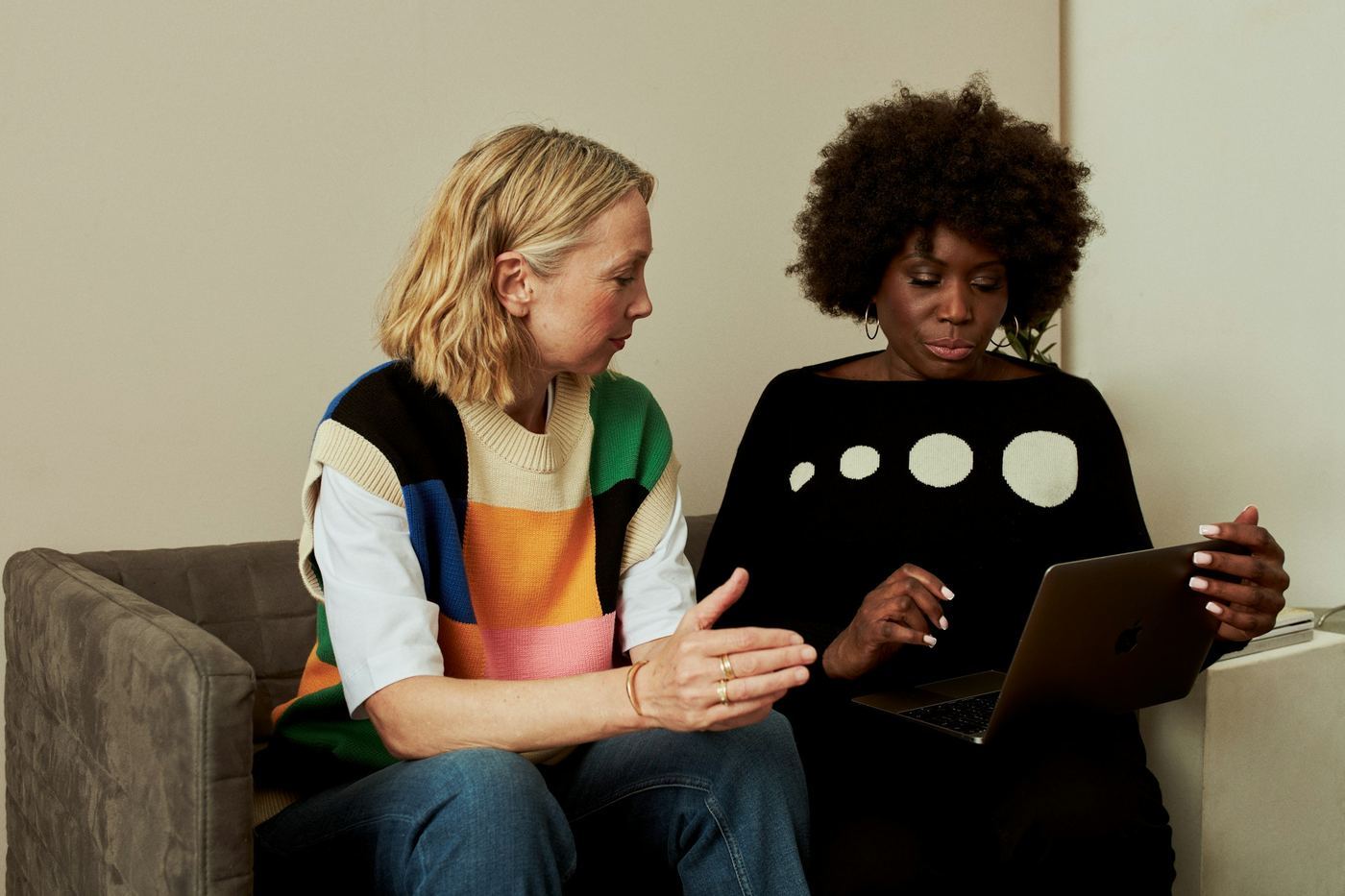 woman using a laptop - Customer Education Strategy