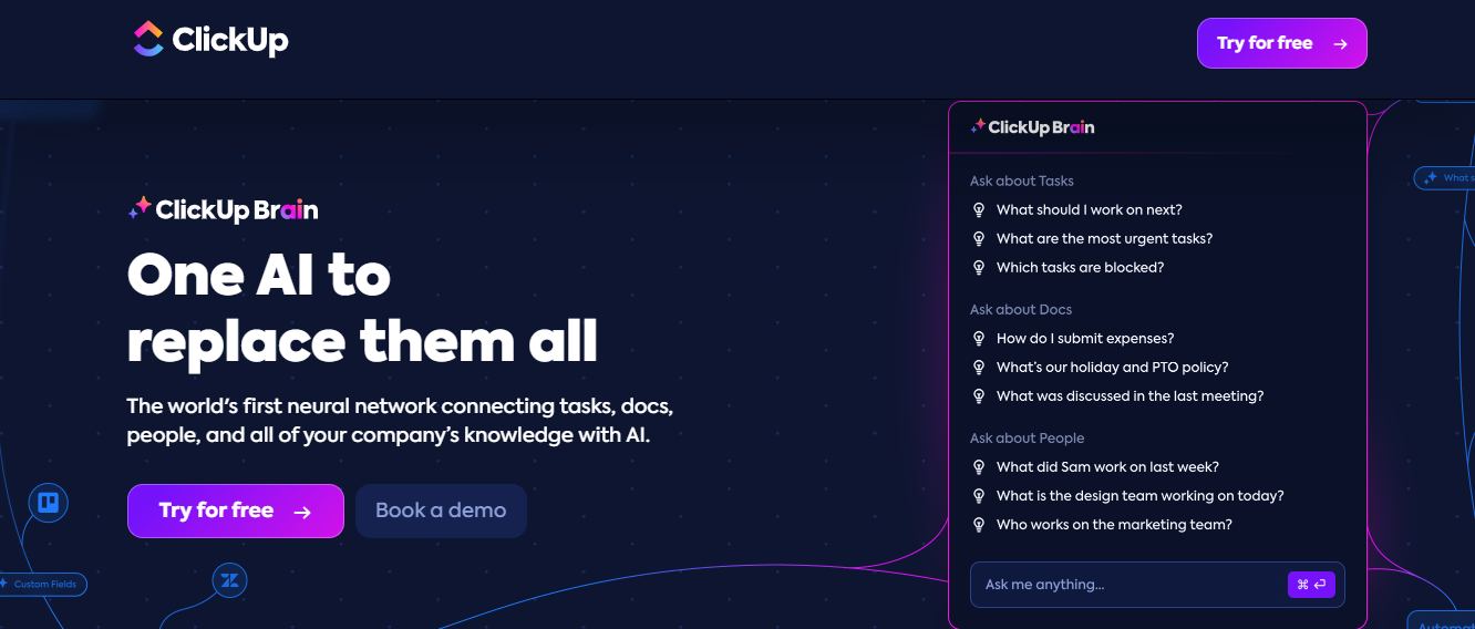 click up ai - Instructional Video Examples