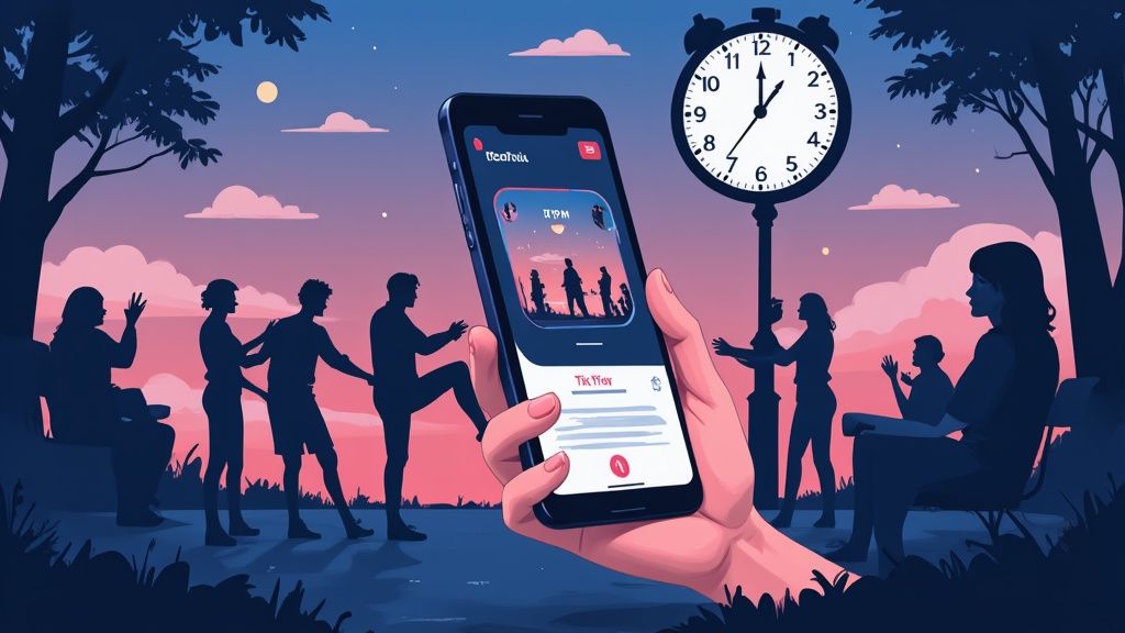 TikTok Prime Time (6-10 PM Local Time)