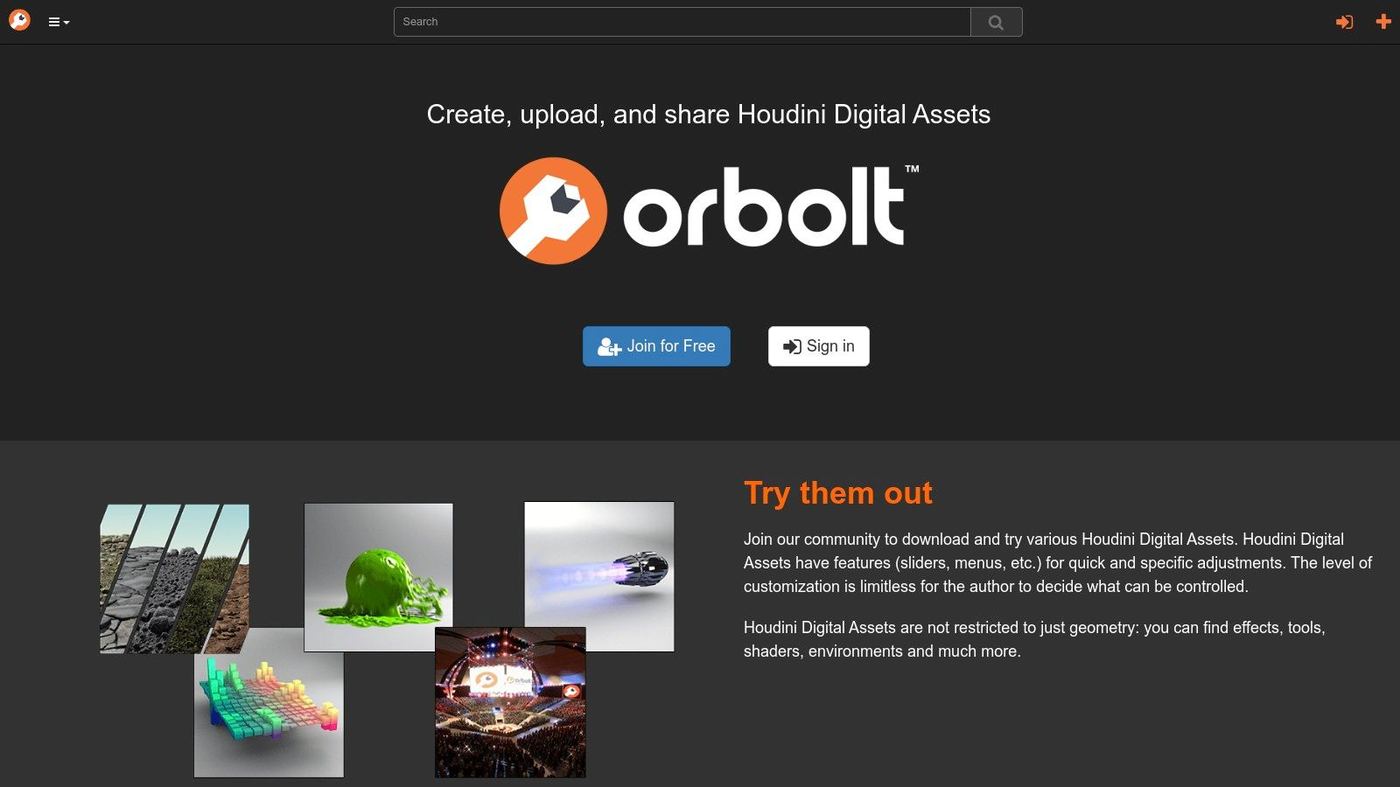 Orbolt (SideFX Houdini Asset Store)