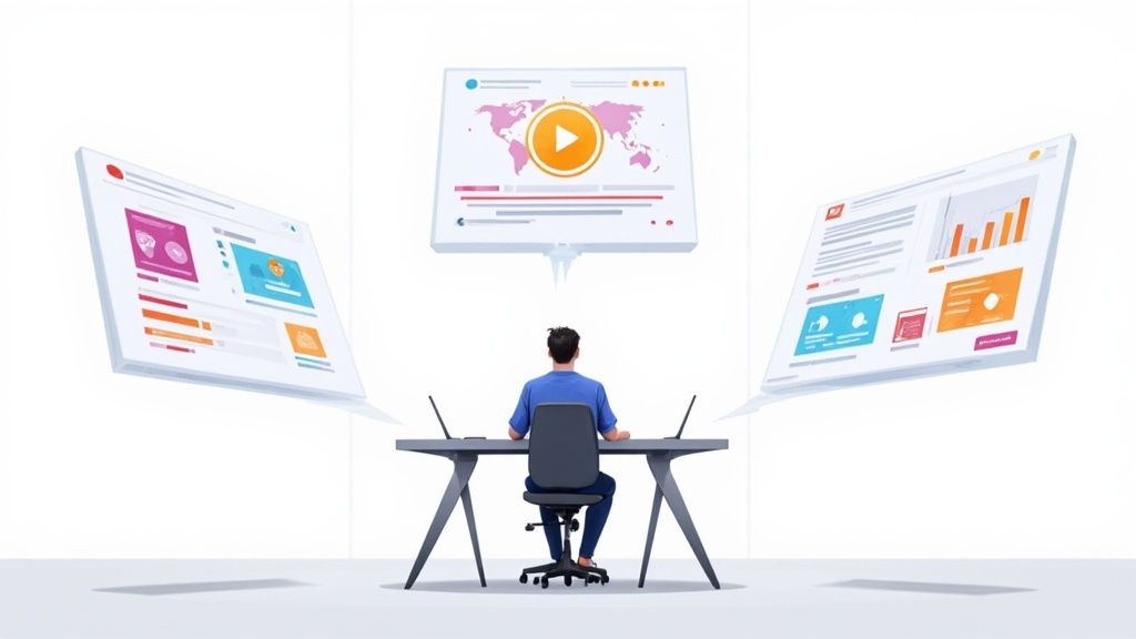 The 12 Top Video Hosting Platforms illustration