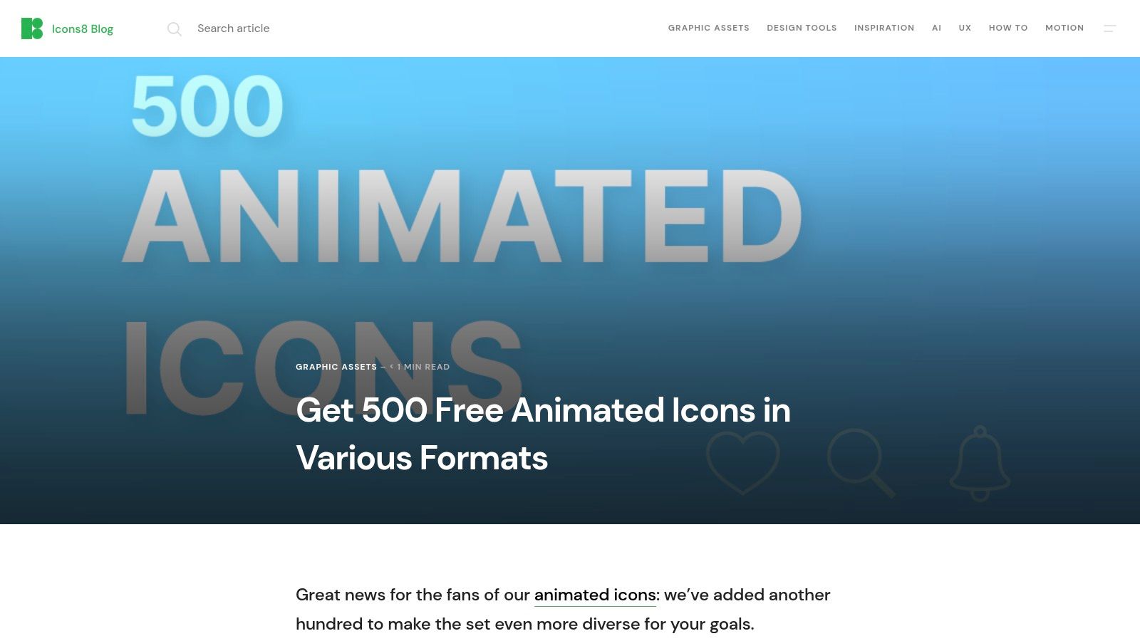 Icons8 Animated Icons