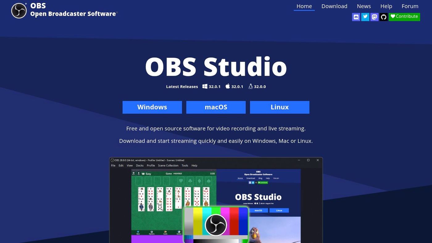 OBS Studio + Background Removal plugin