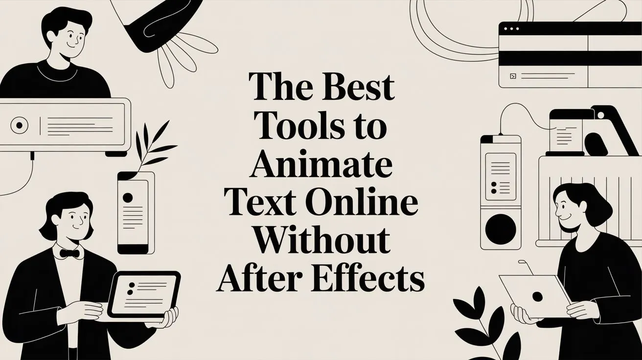 The Best Tools to Animate Text Online Without After Effects image