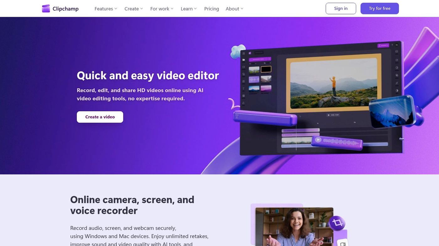 Microsoft Clipchamp