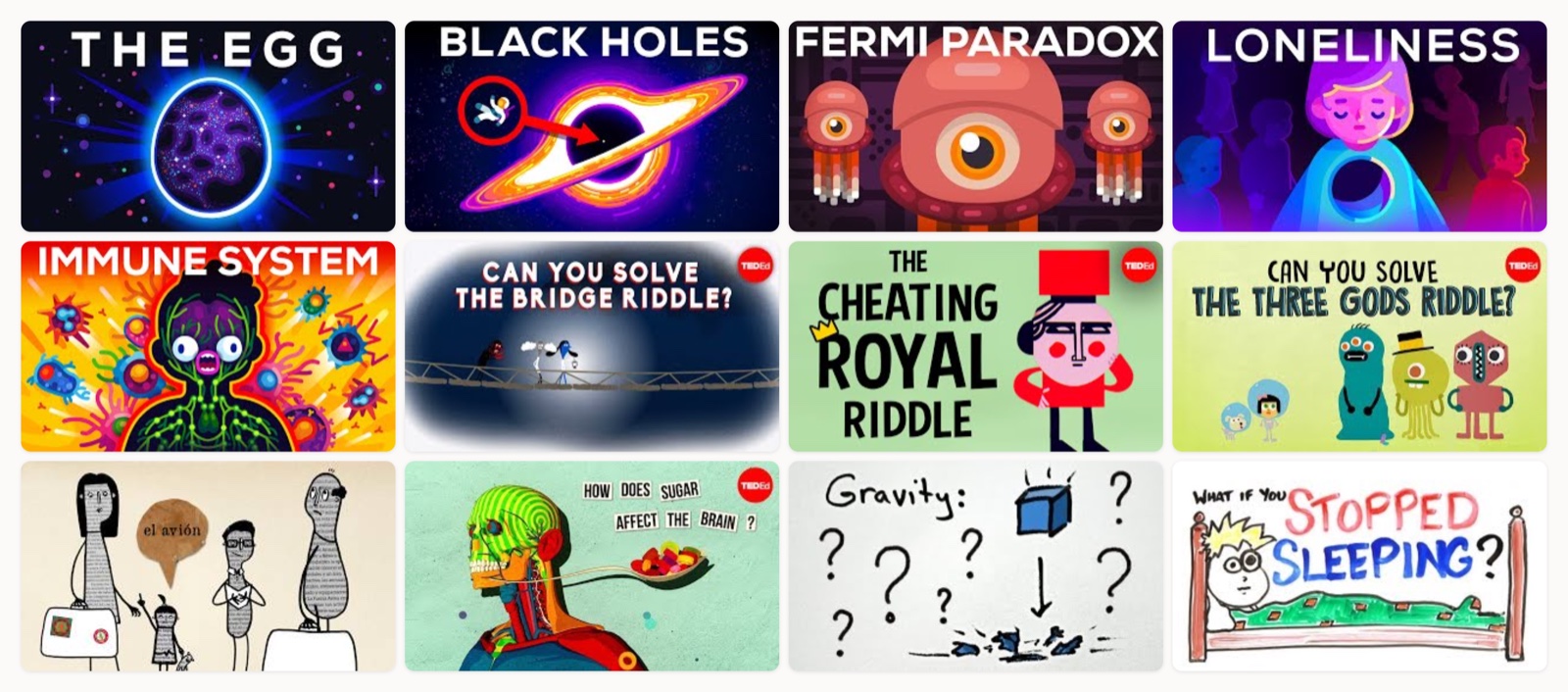Flat-icon illustration of a chalkboard representing animated educational videos