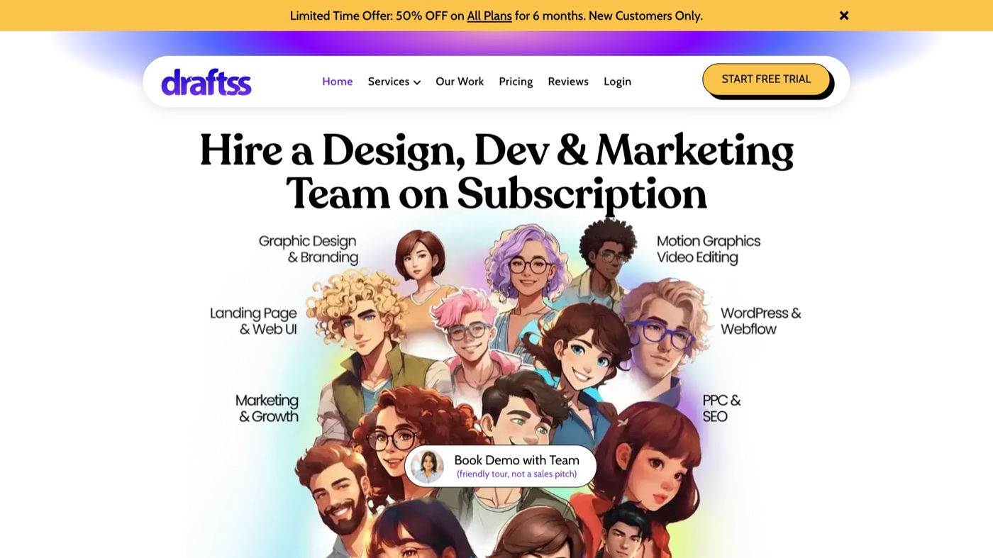 Draftss homepage