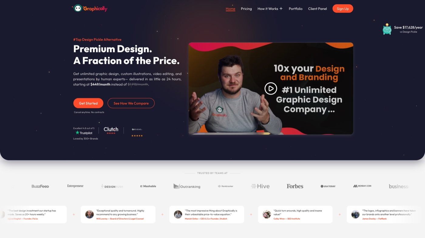 Graphically homepage