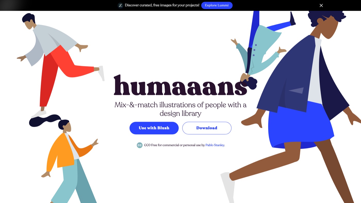 Humaaans homepage