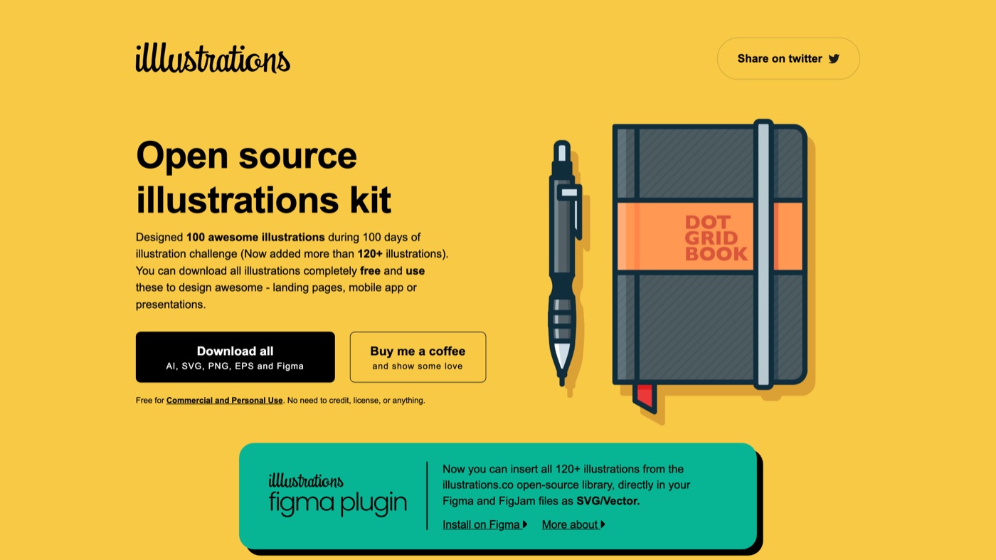 Illlustrations homepage