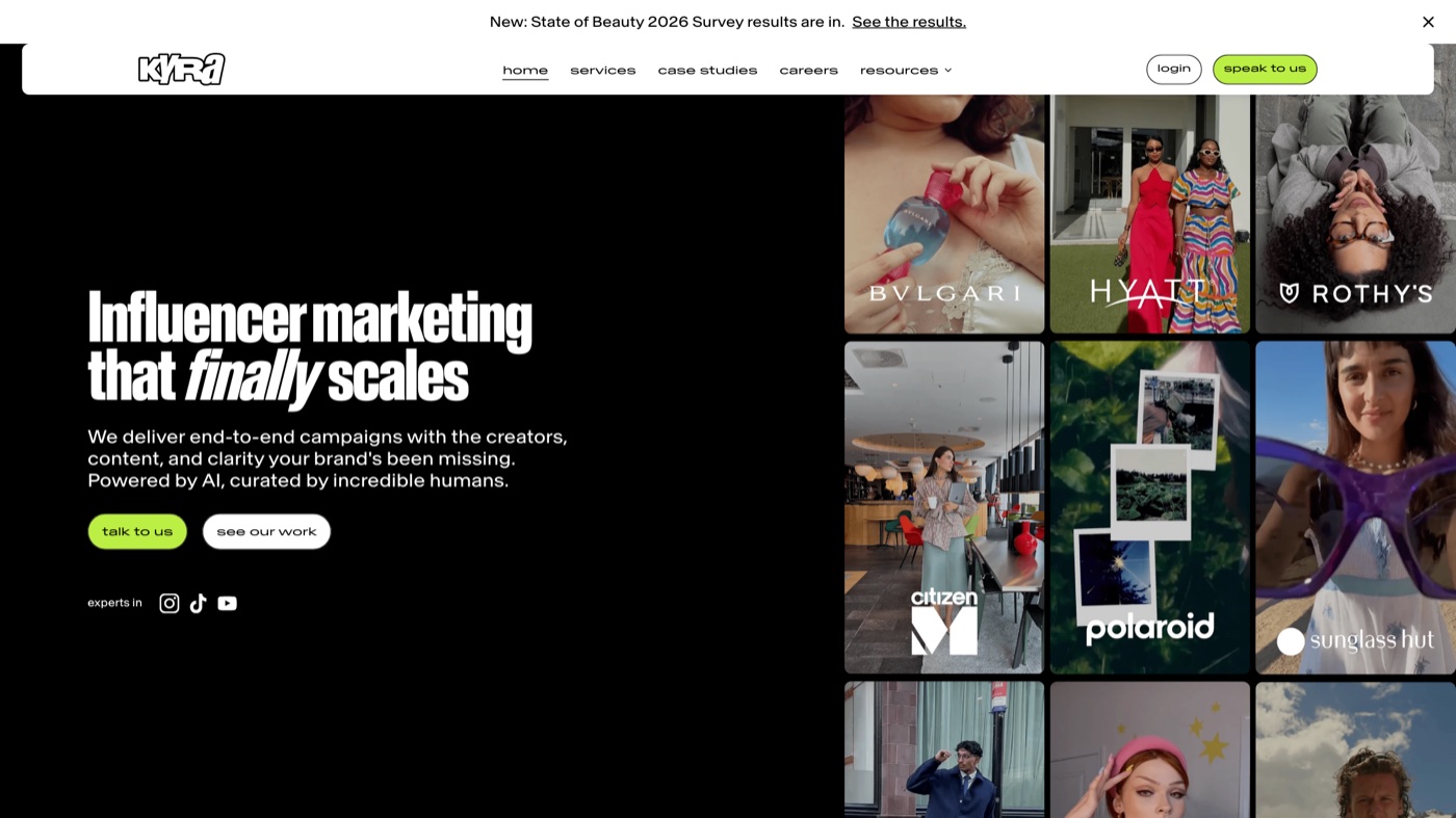 Kyra homepage