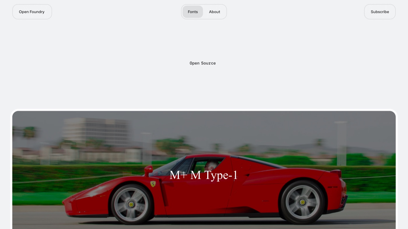 Open Foundry homepage