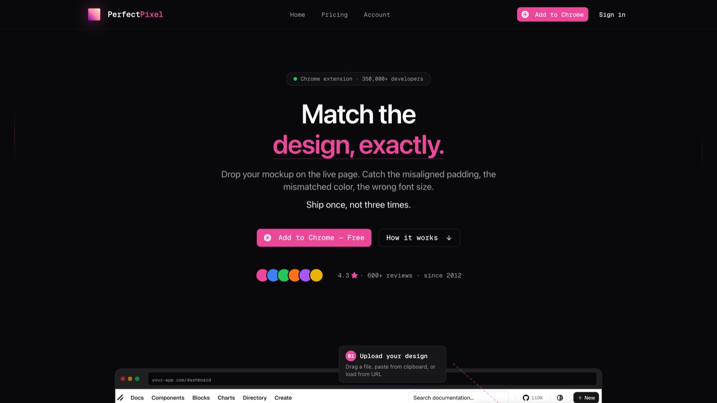 PerfectPixel by WellDoneCode homepage