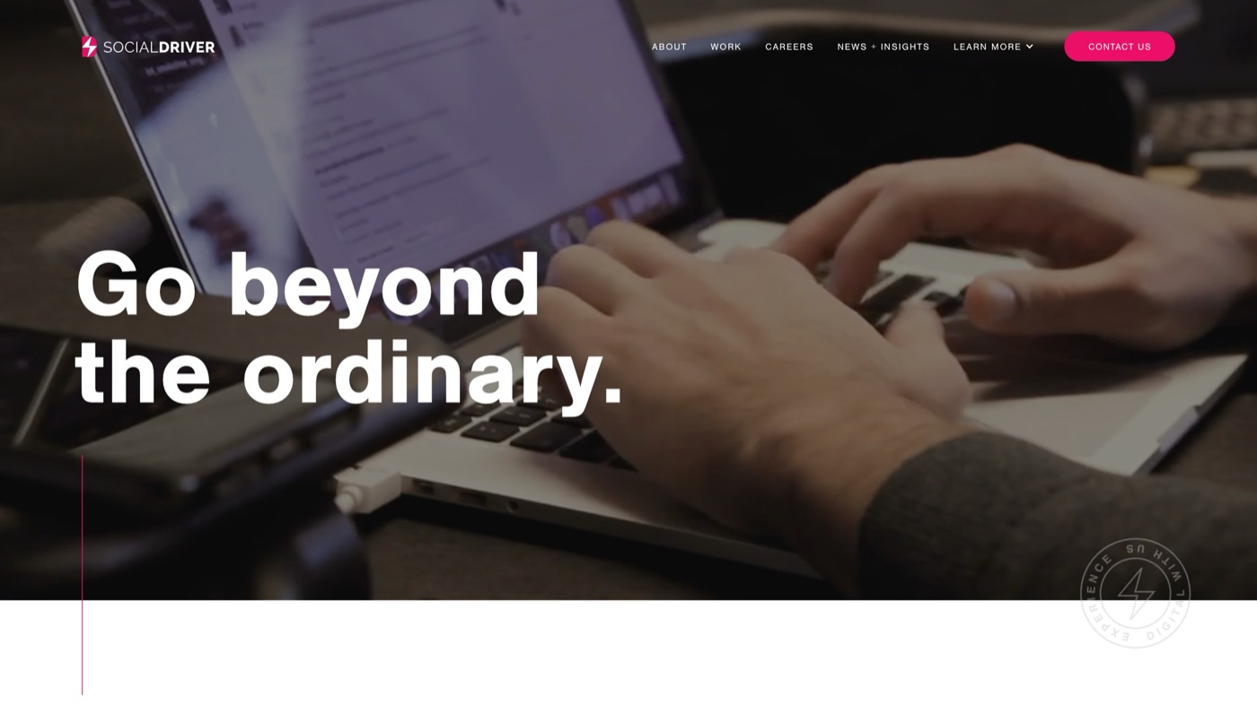 Social Driver homepage
