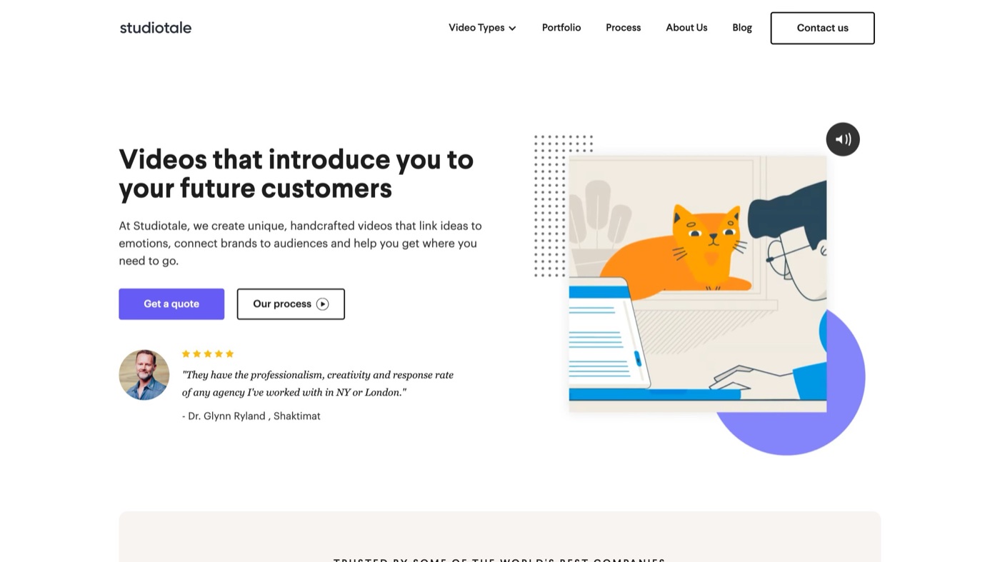 Studiotale homepage