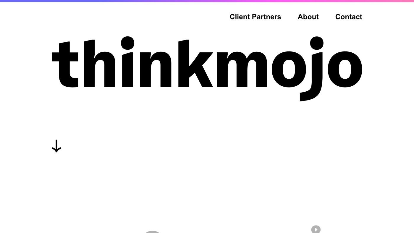 Thinkmojo homepage screenshot