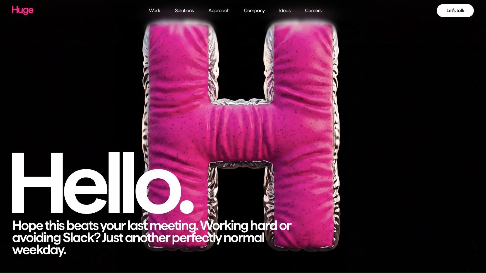 Huge homepage