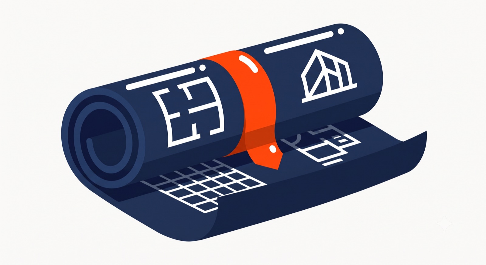 Flat illustration of a clipboard holding a single briefing sheet under a metal clip