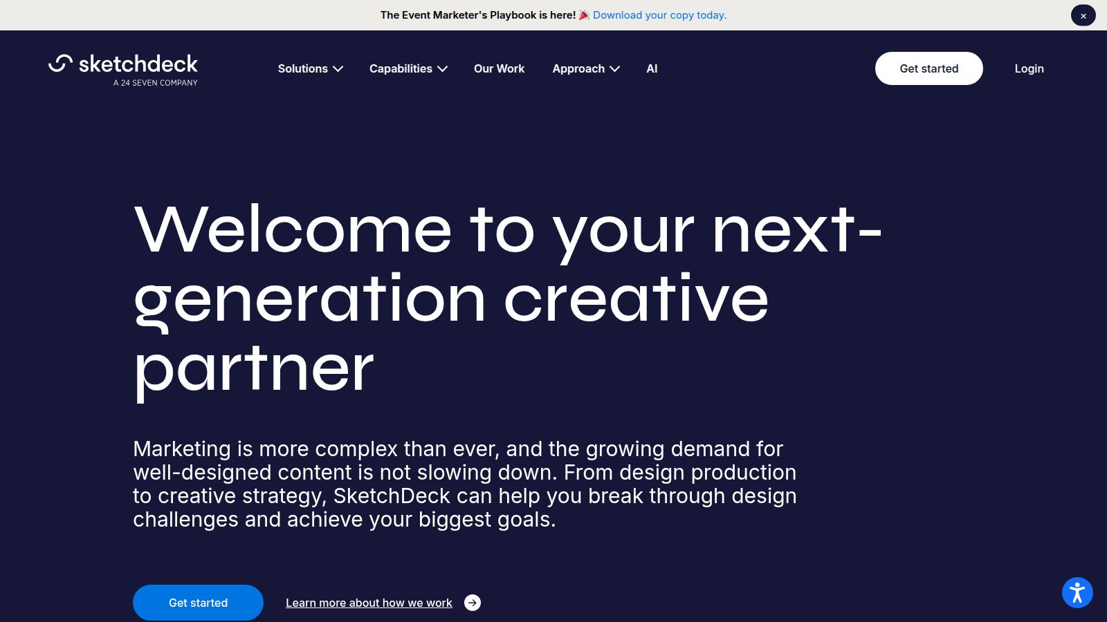 SketchDeck homepage