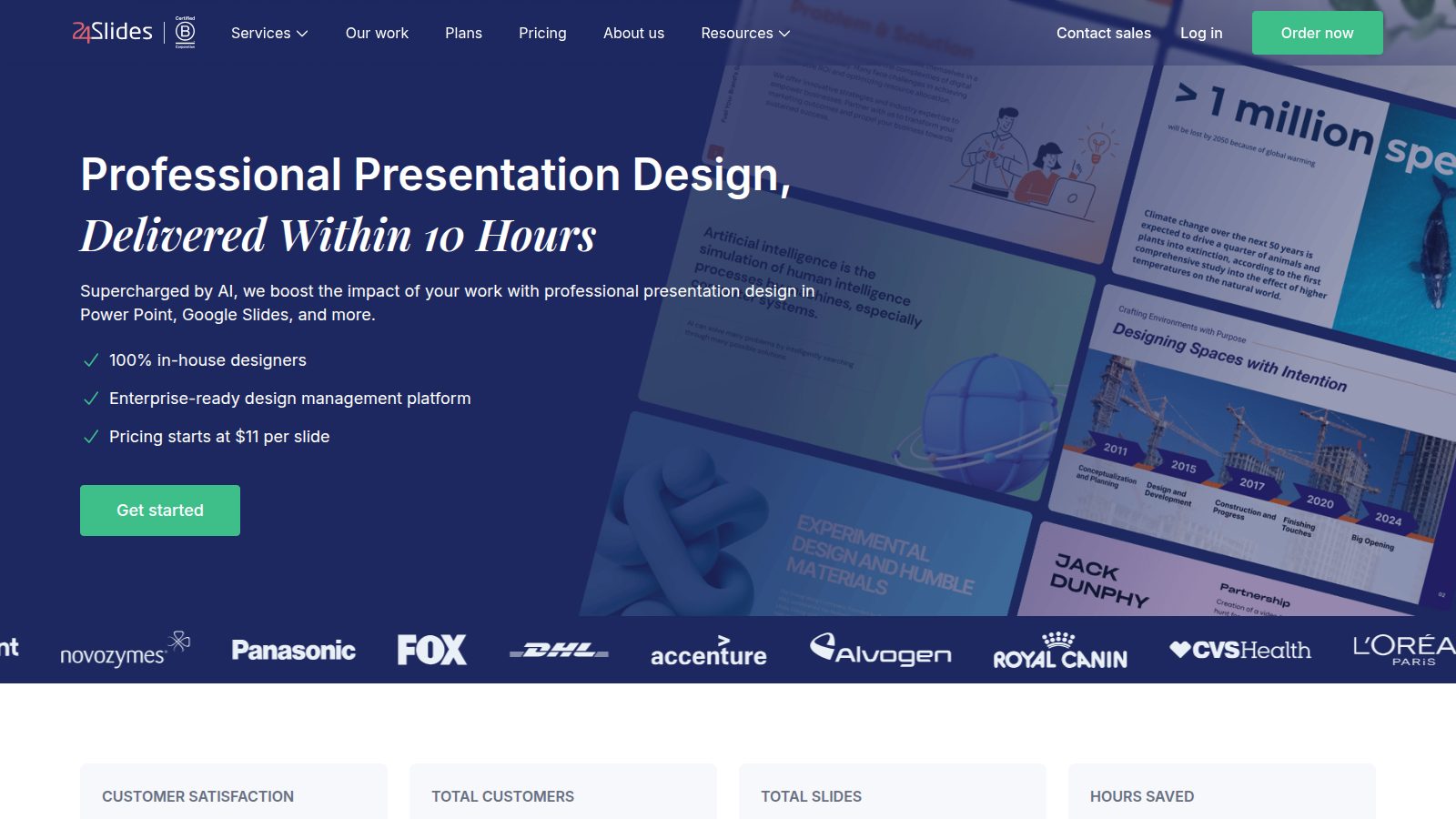 24Slides homepage