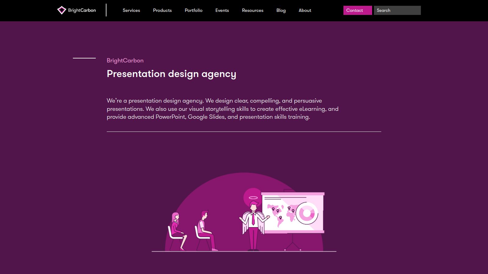 BrightCarbon homepage