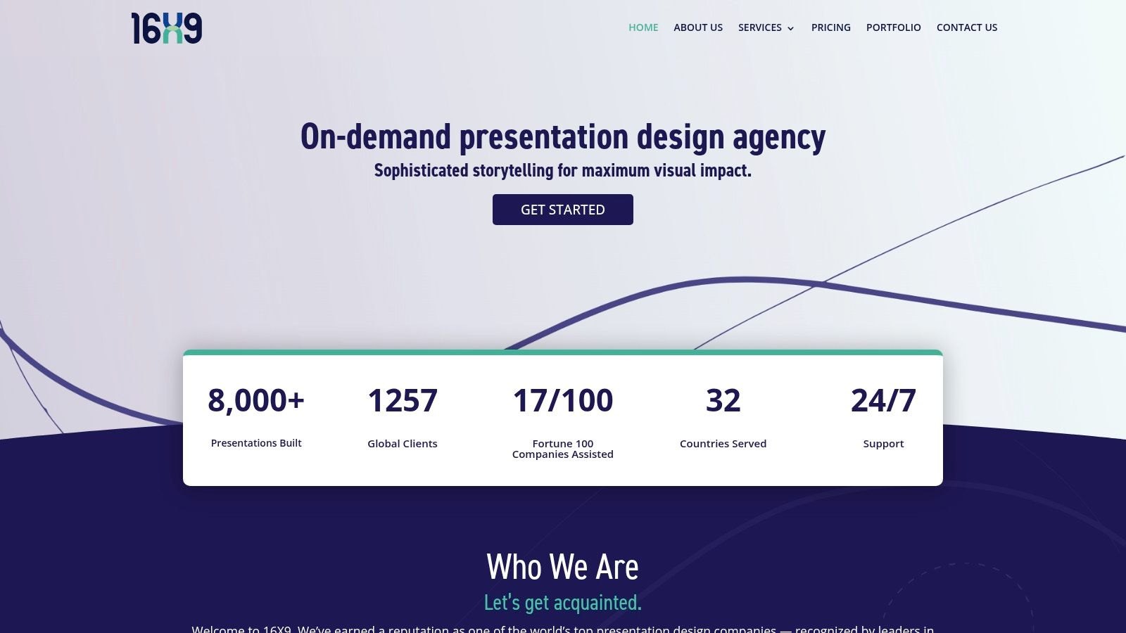 16X9 homepage