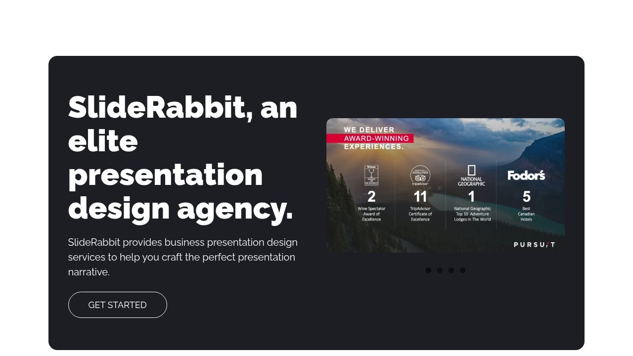 SlideRabbit homepage