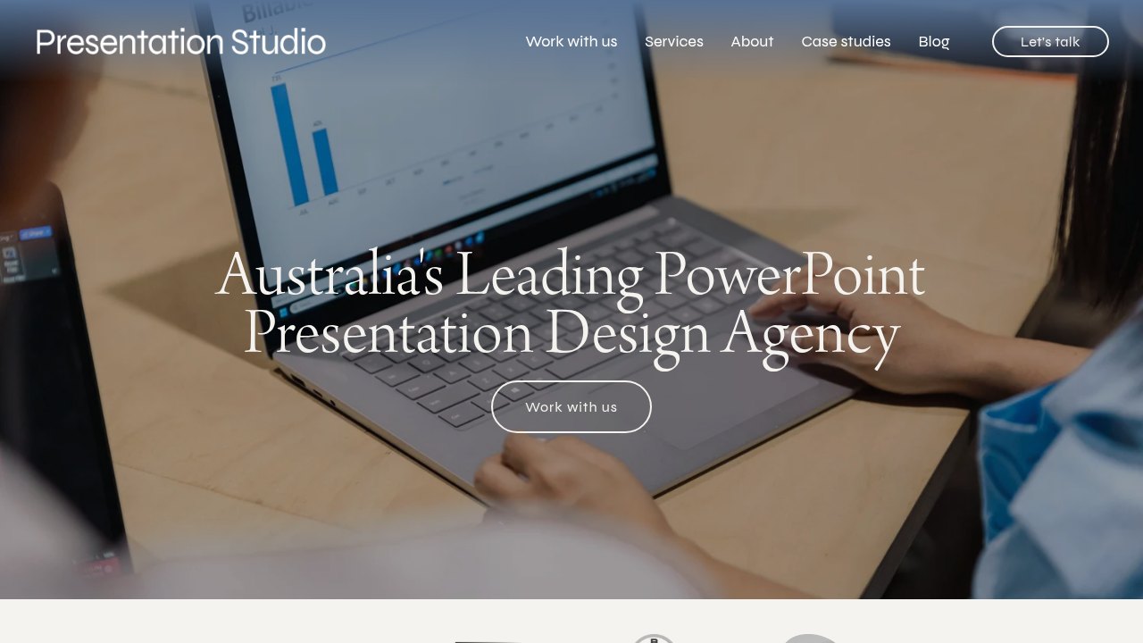 Presentation Studio homepage