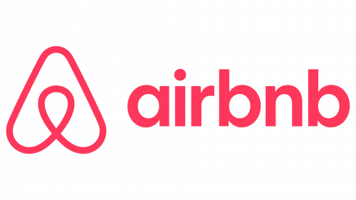Airbnb's 2014 Belo mark, a rounded A that reads as a head, a heart, and a location pin, beside the airbnb wordmark