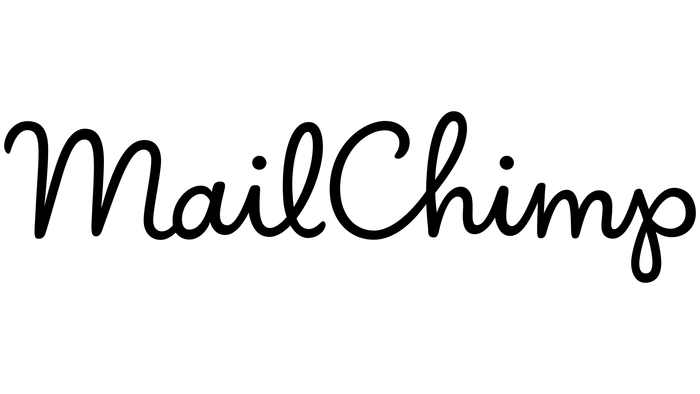 Mailchimp's pre-2018 black cursive script wordmark