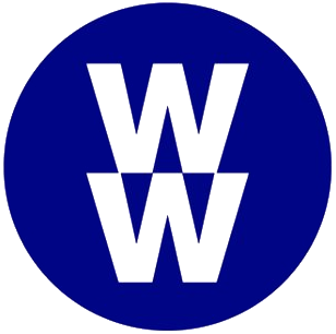 The 2018 WW mark, a navy circle with a negative-space WW