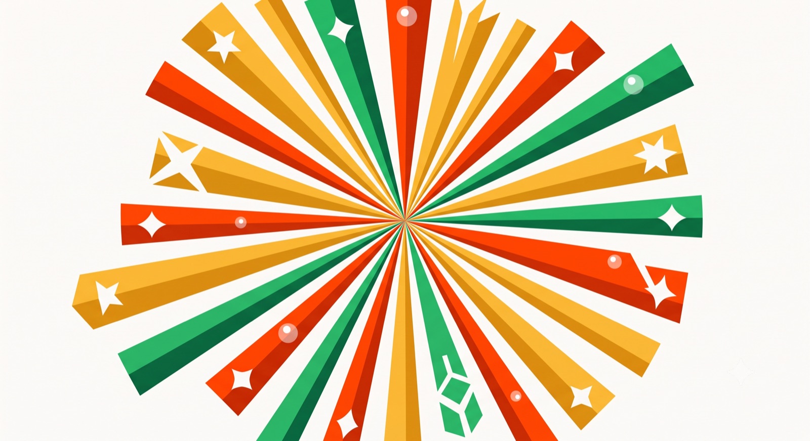 Flat illustration of a video play button on a cream background