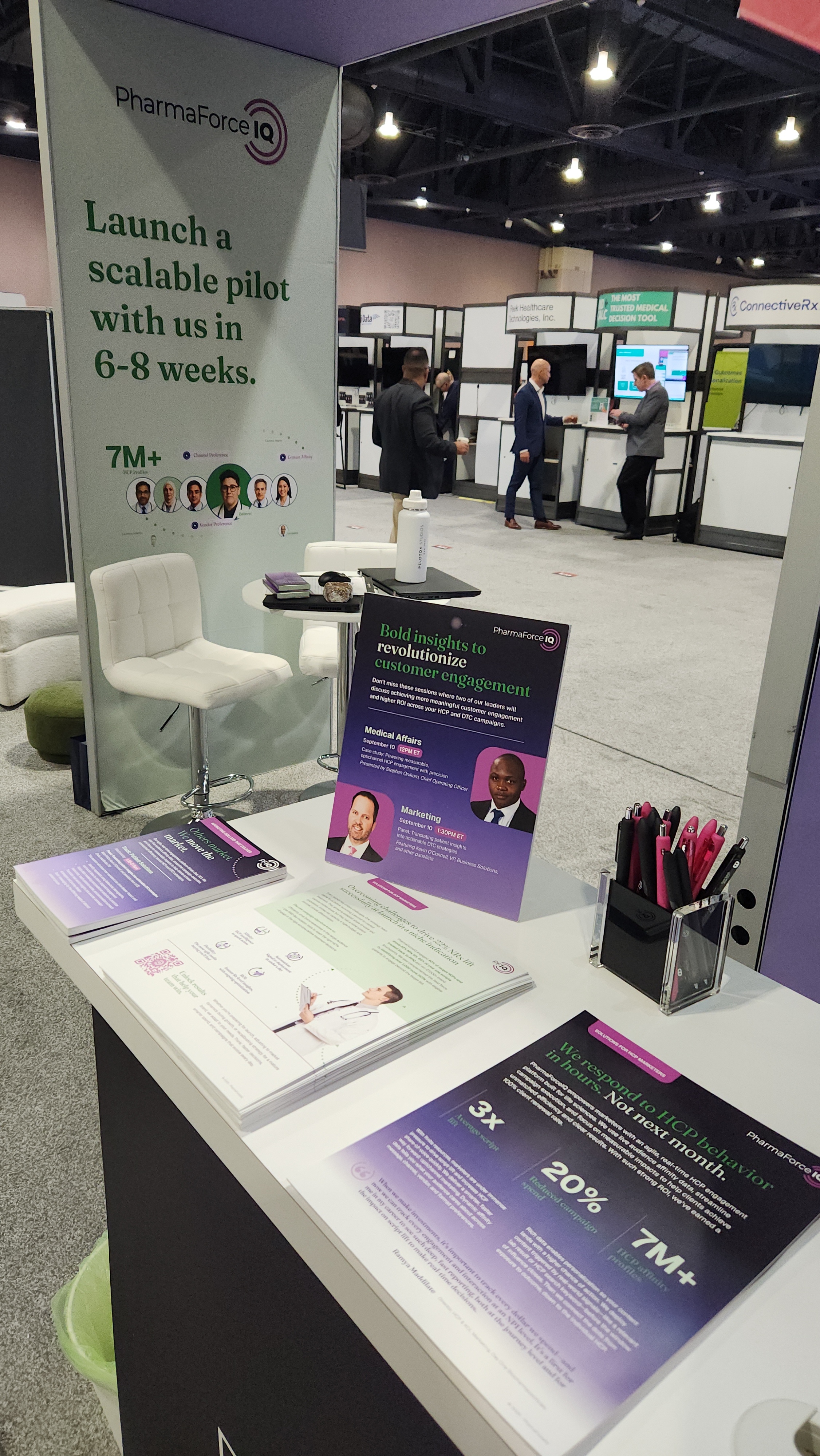 Trade-show booth graphics