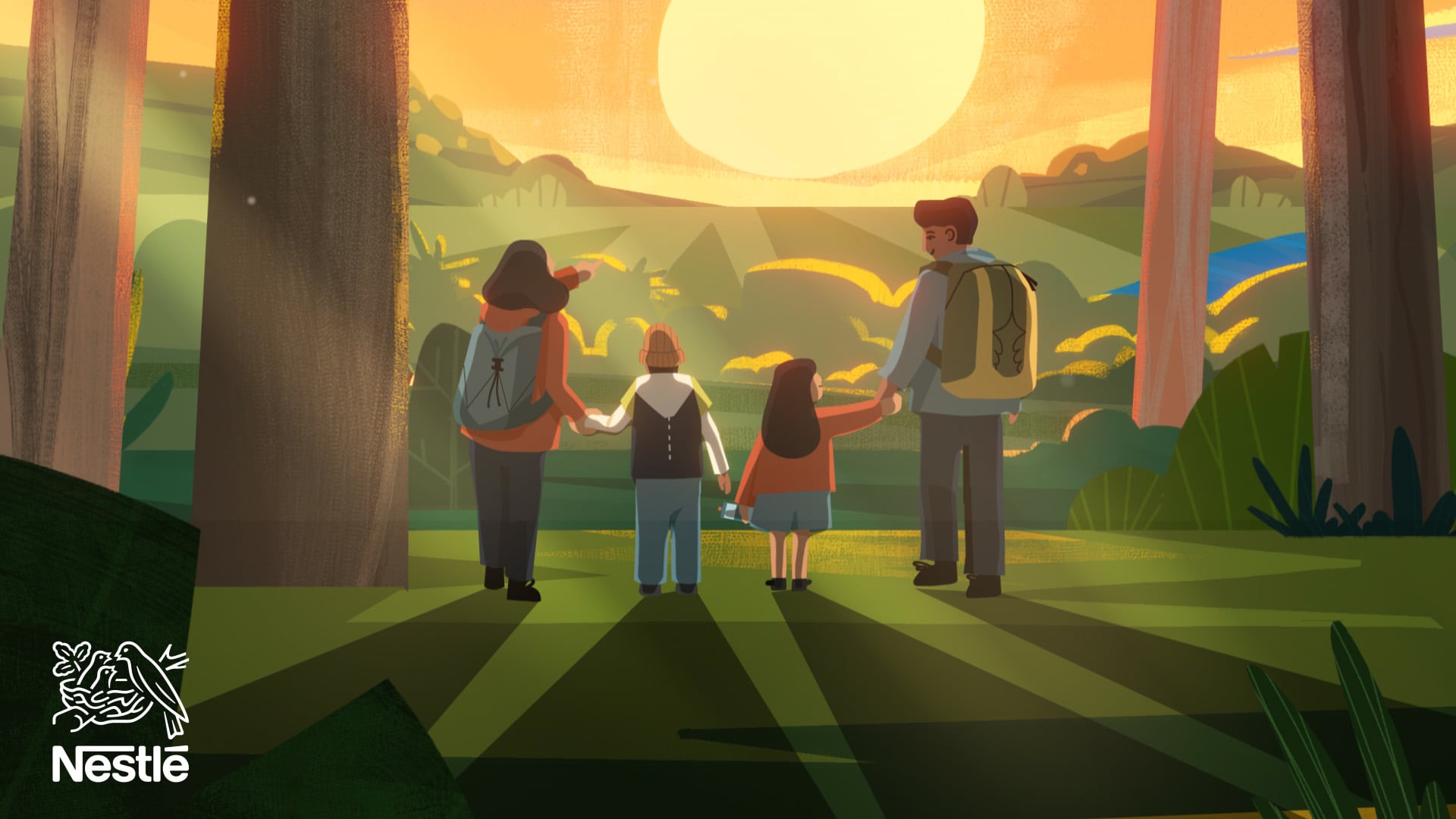 Nestlé, Planting Trees animation