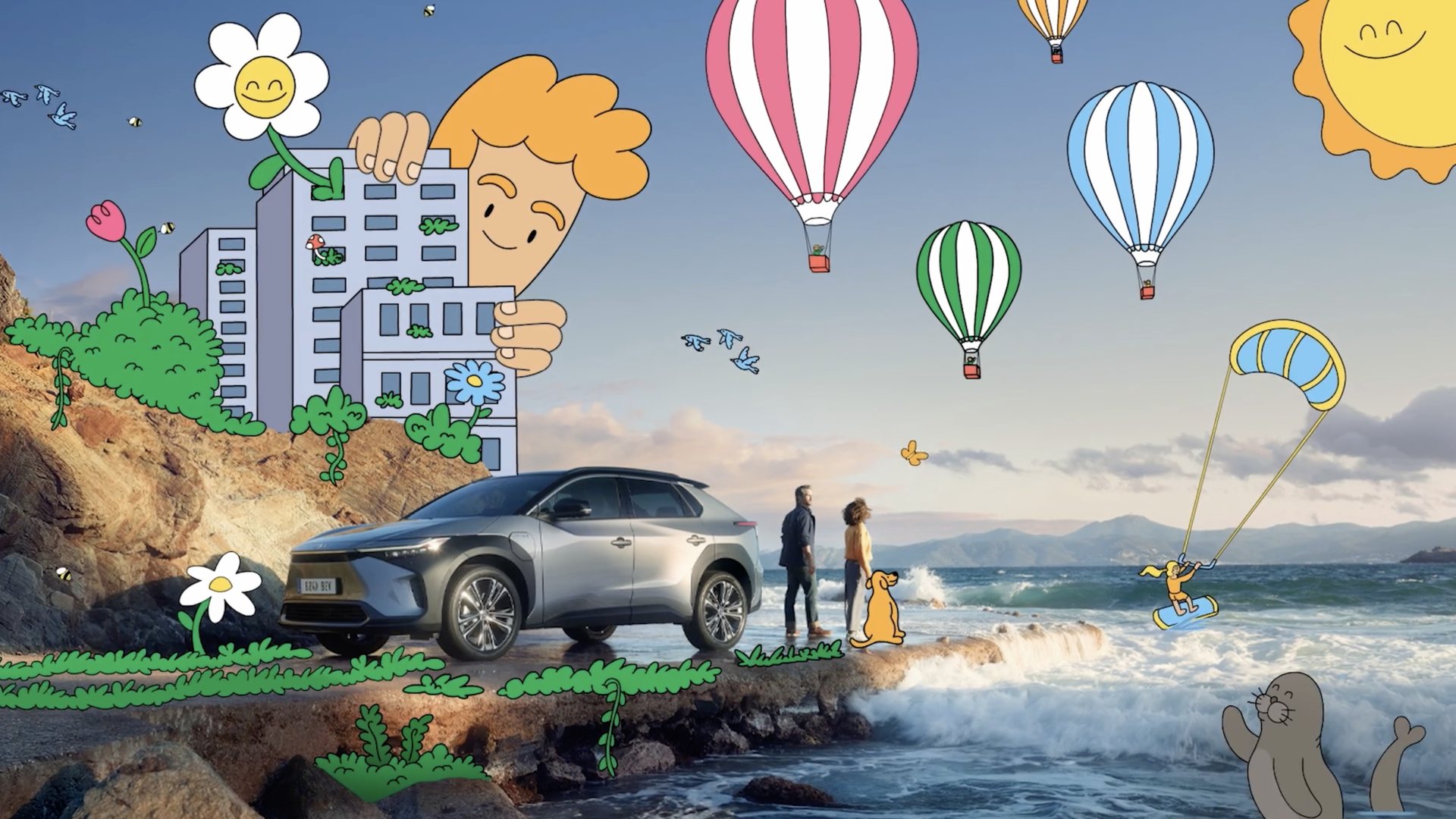 Toyota bZ4X, Motion graphics campaign