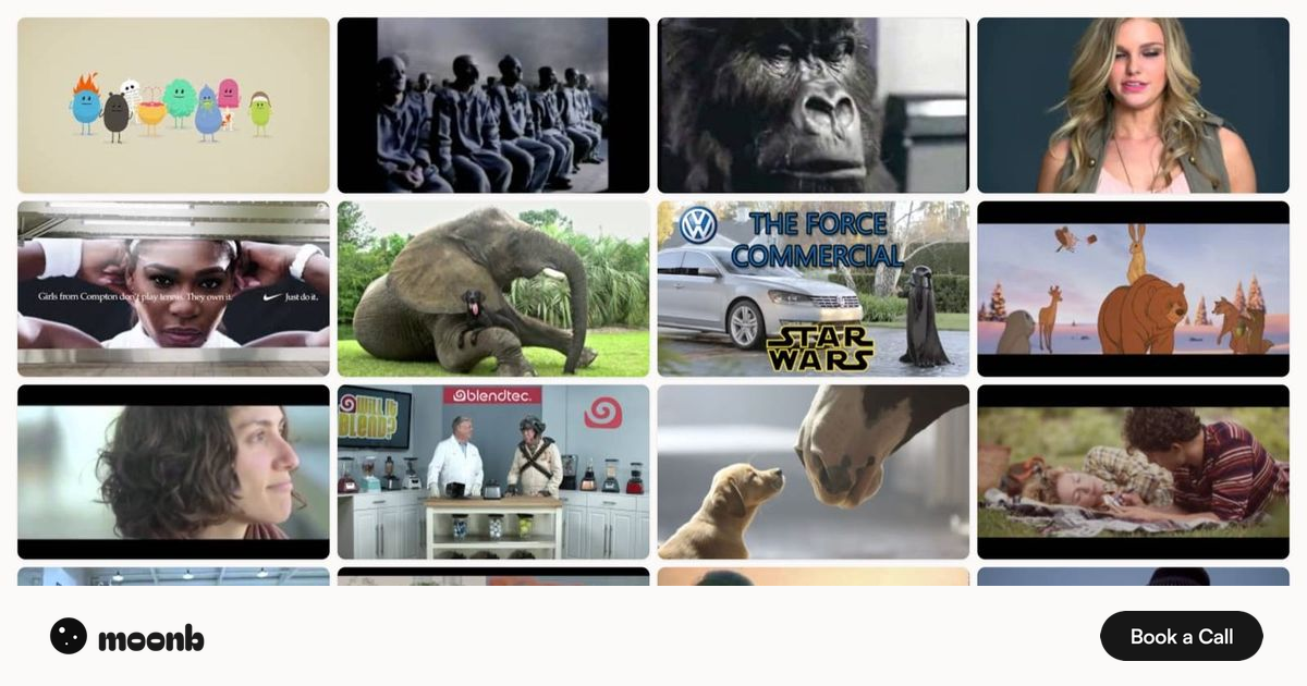 Digital Marketing Video Ads Examples | Moonb